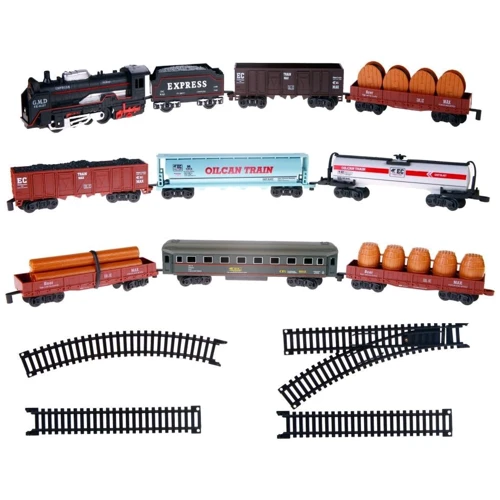 Набір ігровий BIG MOTORS Залізниця з 9 вагонами (19033-8)