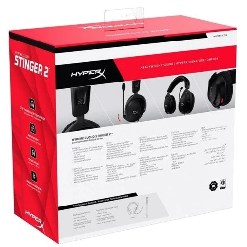 Наушники HyperX Cloud Stinger 2 Wired Black (519T1AA): Тип излучателя динамический
