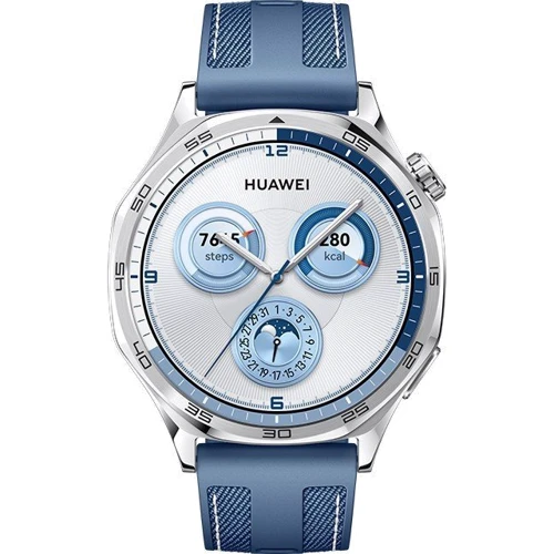 Смарт-часы Huawei Watch GT 5 46mm Blue: Дисплей 1.43" AMOLED (466x466) / 326 ppi