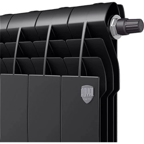 Радіатор із нижнім підключенням Royal Thermo BiLiner 500/Noir Sable VR – 10 секцій: Кількість пластин 1