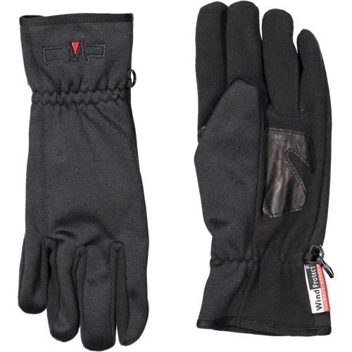 Женские горнолыжные перчатки CMP Woman Softshell Gloves L nero черные (6521609-U901)