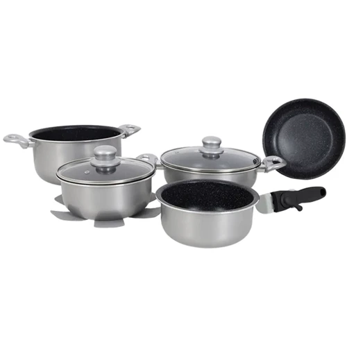 Набор посуды Gimex Cookware Set induction 8 предметов Silver (6977227) (DAS302021)