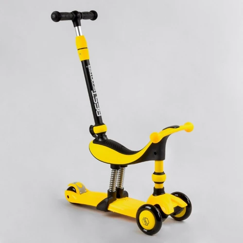 Самокат-беговел Best Scooter 3 в 1 жовтий (BS-38804)