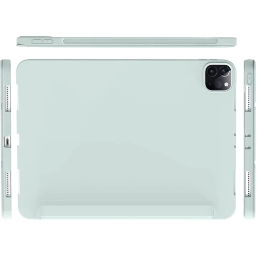 Аксессуар для iPad BeCover Tri Fold Soft TPU Silicone Light Green for iPad Pro 12.9 (2020-2022) (711738): Цвет зеленый