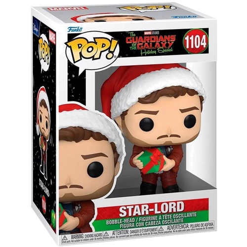 Игровая фигурка Funko Pop! серии Стражи галактики: Holiday Special – Звездный Лорд (64333): Пол Унисекс