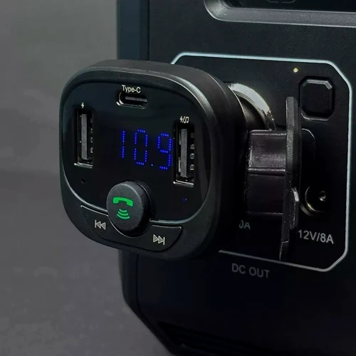 Автомобільний FM-трансмітер модулятор Proove FM Launcher Singer PD-02 2USB+Type-C фото 2
