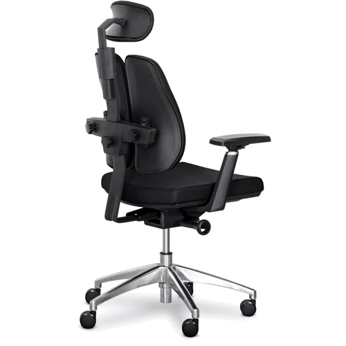Офісне крісло Mealux Tempo Duo Black (Y-551 KB Duo): Матеріал оббивки Экокожа