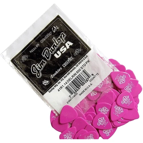 Медиатор Набор медиаторов DUNLOP Delrin Standard Guitar Picks 1.14мм, 72-Pack: Форма медиатора Standard