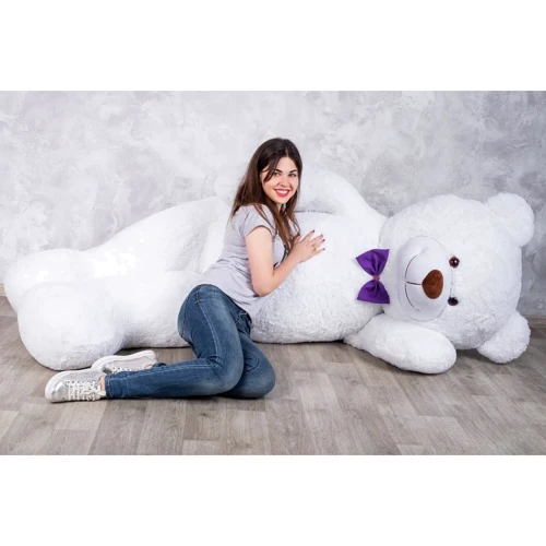 Мягкая игрушка Уильям 250 см белый