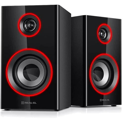 Акустична система REAL-EL S-415 Black (EL121200017): Формат акустики 2.0