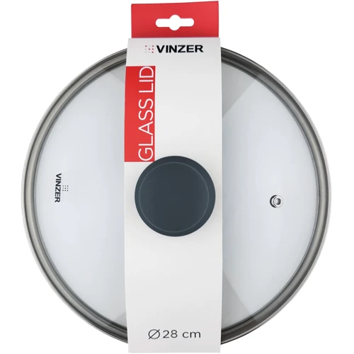 Крышка VINZER стеклянная 28 см (50516)