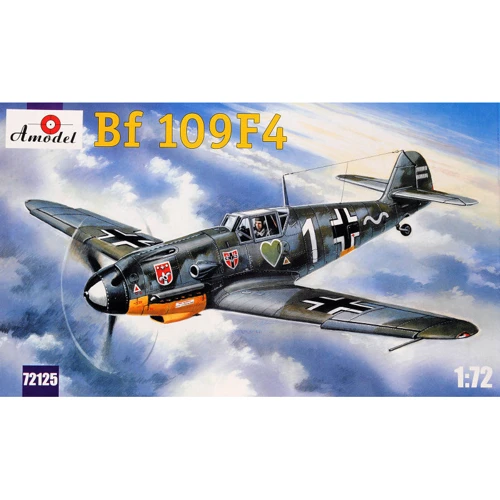 Модель Amodel Самолет Messerschmitt Bf-109F4 (AMO72125)