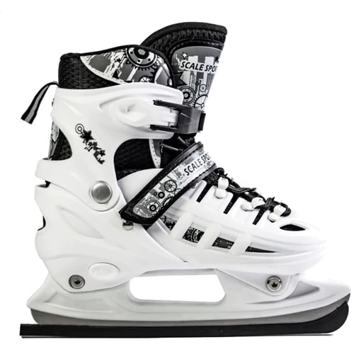 Ролики-коньки Scale Sport 2in1. White (размер 29-33): Расположение колес in-line