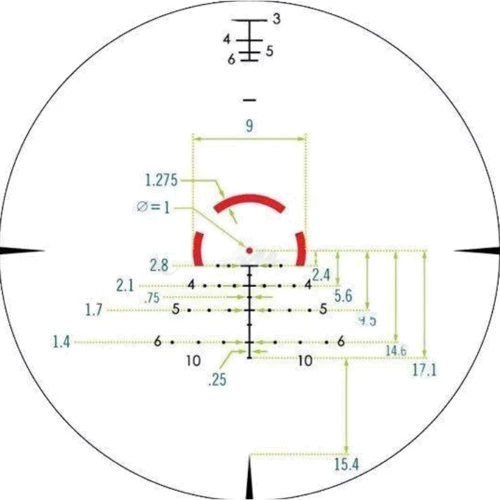 Прицел Vortex Strike Eagle 1-8x24 сетка AR-BDC3 c подсветкой оптический (SE-1824-2)