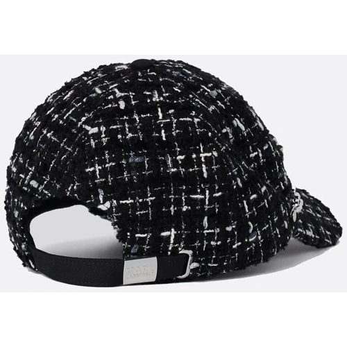 Женская бейсболка Karl Lagerfeld K/PINS BOUCLE CAP черная (226W3414-999) фото 3