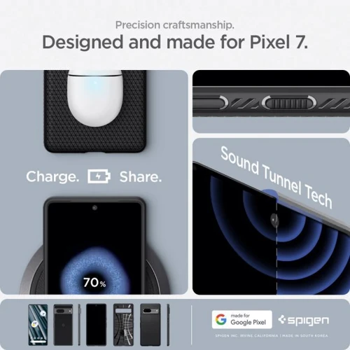 Аксессуар для смартфона Spigen Liquid Air Matte Black (ACS04696) for Google Pixel 7 фото 16