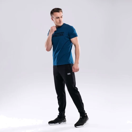 Спортивна футболка Peak FW691381-BLU S синя з принтом: Країна виробник Китай