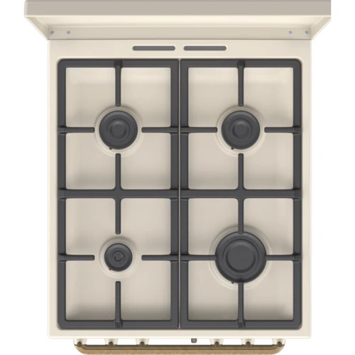 Плита комбинированная Gorenje GKS5B70CLI: Объем духовки, л 70