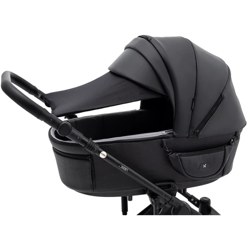 Коляска 2 в 1 Adamex Zico Eco Sa-2 черный (680848): Ширина шасси 57.5