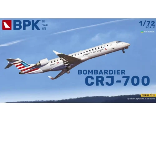Модель Big Planes Kits Bombardier CRJ-700 авиакомпания American Eagle (BPK7215)