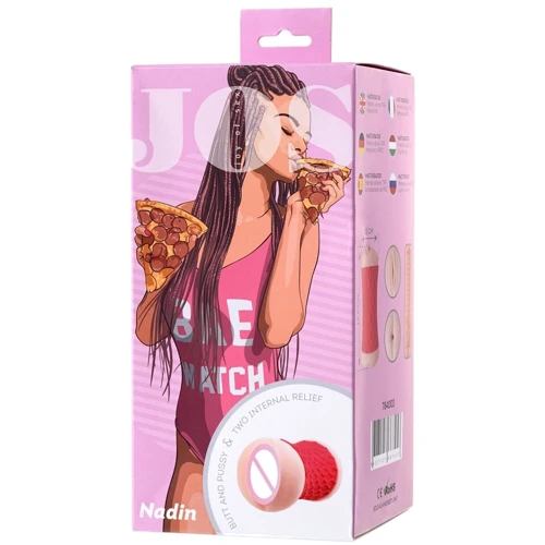 Двосторонній мастурбатор Toyfa JOS Nadin