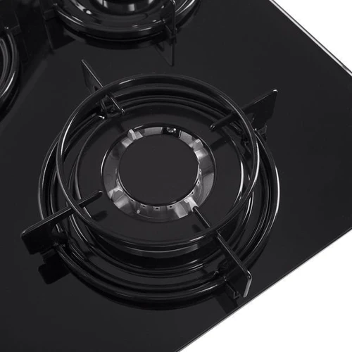 Варильна поверхня газова Pyramida PFG 450 S BLACK: Кількість конфорок 3