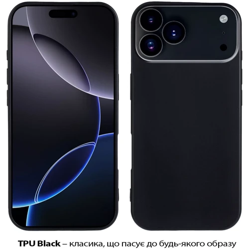 Чохол для iPhone BeCover TPU Case Black для iPhone 17 Pro Max (713762)