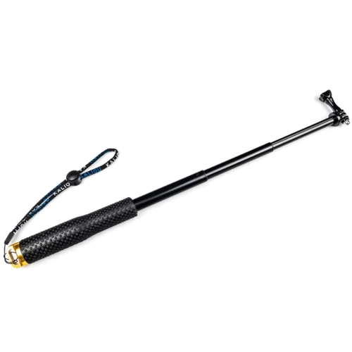 Монопод MSCAM Selfie Stick Rubber Grip (18-48см) Желтый фото 3