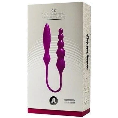 Вибратор Adrien Lastic AD-2X с пультом Mini