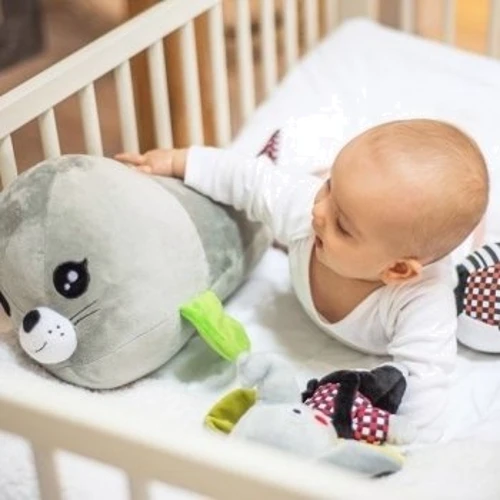 Игрушка-обнимашка BabyOno Щастливый тюлень 18х22 см (644)