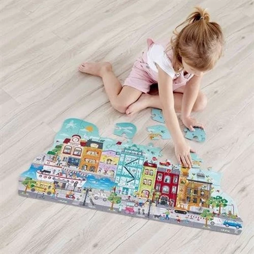 Пазл Hape Міський краєвид з анімацією 49 елементів (E1629): Виробник HAPE