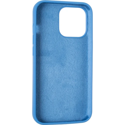 Чехол для iPhone TPU Silicone Case Full Soft Marine Blue for iPhone 13 Pro: Тип чехла накладка на заднюю часть