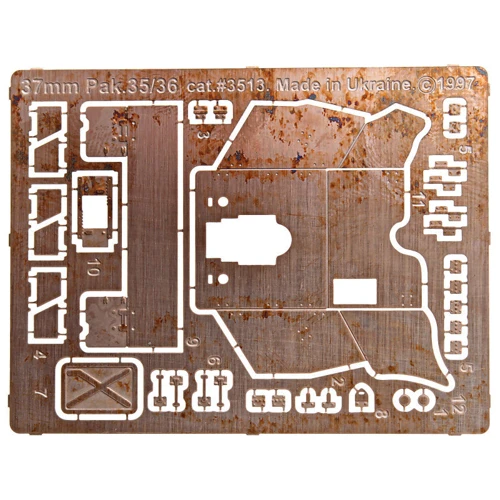 Фототравлення ACE Німецька протитанкова гармата 3.7cm Pak.35/36 (Tamiya) PE3513