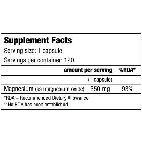 BioTechUSA Magnesium 120 caps: Пол Унисекс