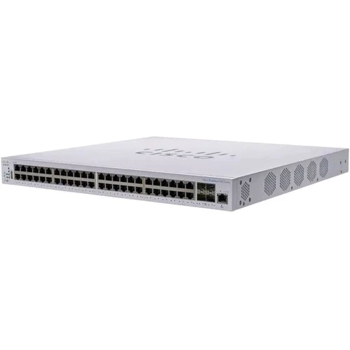 Сетевой коммутатор Cisco CBS350-48T-4X: Порты только Gigabit Ethernet (10/100/1000)