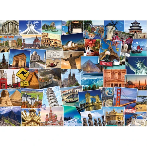 Пазл Eurographics Дорогами світу, 1000 елементів (6000-0751): Виробник EuroGraphics