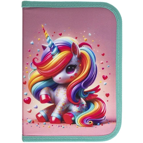 Пенал CLASS Cute Unicorn з відворотом (25101C)