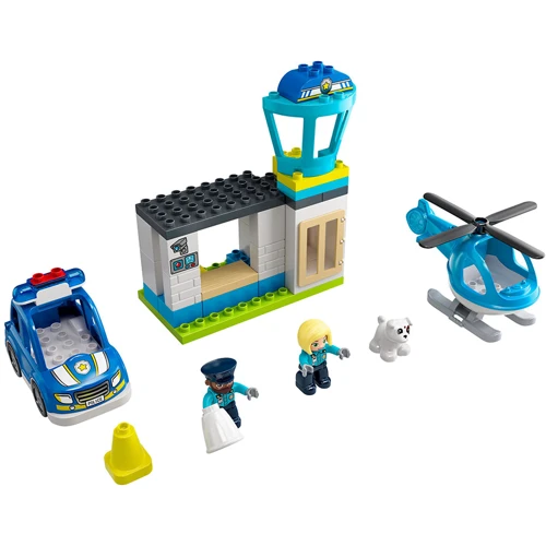Конструктор LEGO DUPLO Town Полицейский участок и вертолёт (10959): Рекомендуемый возраст 2+