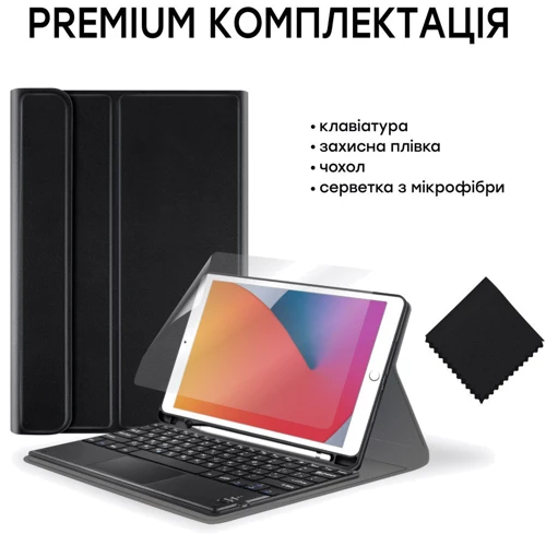 Аксессуар для iPad AirOn Premium Case Smart Keyboard with Trackpad Black for iPad 10.2" 2019-2021/iPad Air 2019 фото 9