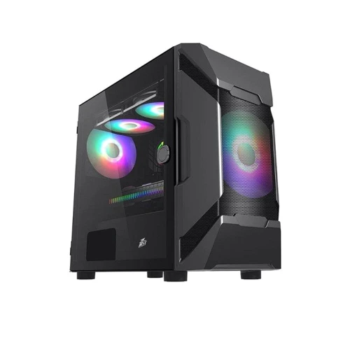 Корпус 1stPlayer D3-A-F2P-F2-BK