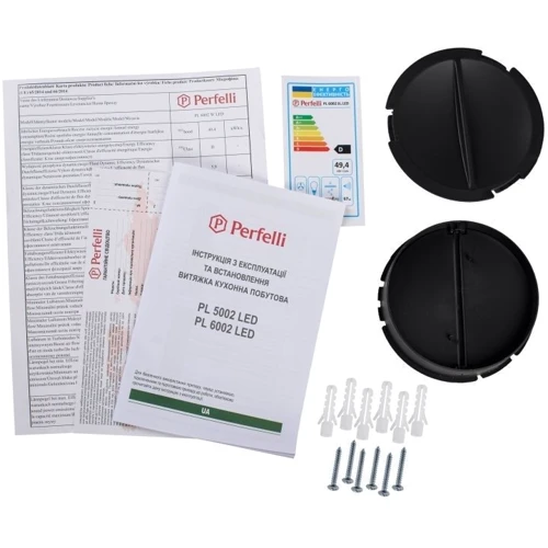 Вытяжка Perfelli PL 6002 BL LED: Тип монтажа Настенный