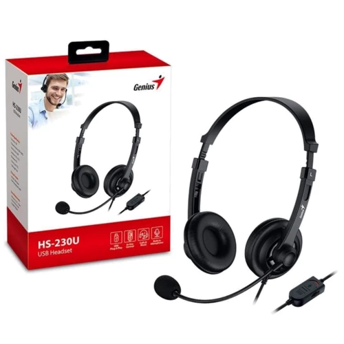 Наушники Genius HS-230U USB Black (31710021400): Сопротивление наушников (Ом) 32