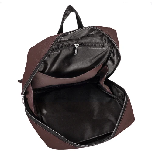 Мужской рюкзак DNK Leather коричневый (DNK-BACKPACK-900-3): Фактура Матовая