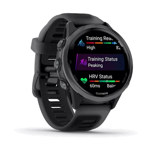 Смарт-годинник Garmin Forerunner 570 42mm Slate Grey Aluminium with Translucent Black/Black Band (010-02970-00): Час роботи до 10 дней