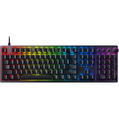 Клавиатура Razer Huntsman V2 Purple Optical Switch RU USB (RZ03-03931300-R3R1): Подключение проводное
