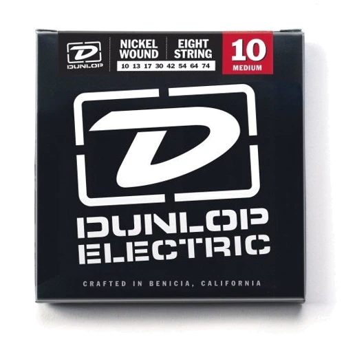 Струна для гитар Комплект струн DUNLOP DEN1074 Performance+ Electric Guitar Strings 8-String (10-74): Тип Комплект струн