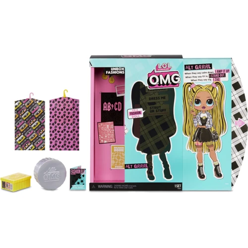 Игровой набор с куклой L.O.L. SURPRISE! серии "O.M.G" S2 - ЛЕДИ-ГРАНЖ (с аксессуарами) фото 4