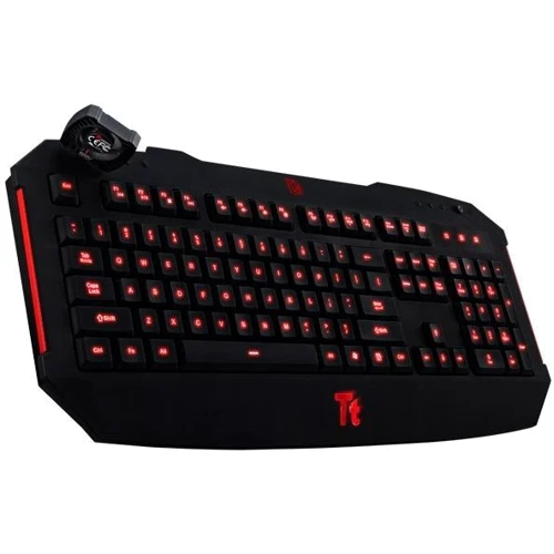 Клавиатура Tt eSPORTS Challenger Illuminated (KB-CHL002RUB): Подключение проводное