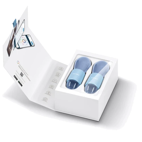 Массажер GESKE Cool&Warm Duo Eye Massager 7в1 aquamarine