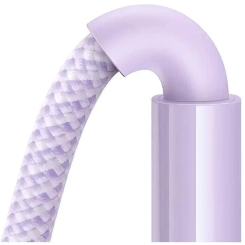Кабель Baseus Cable USB-C to USB-C Display 2 Fast Charging 100W 1m Purple (P10382702511-00) фото 4